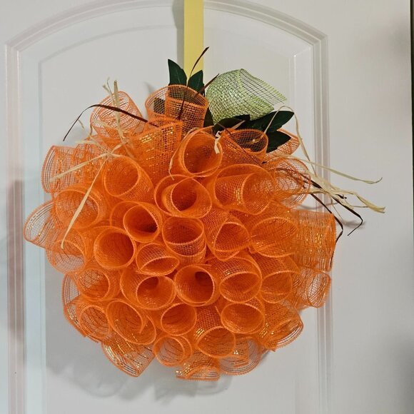 Fall Autumn Pumpkin Wreath 🎃 - Picture 1 of 5